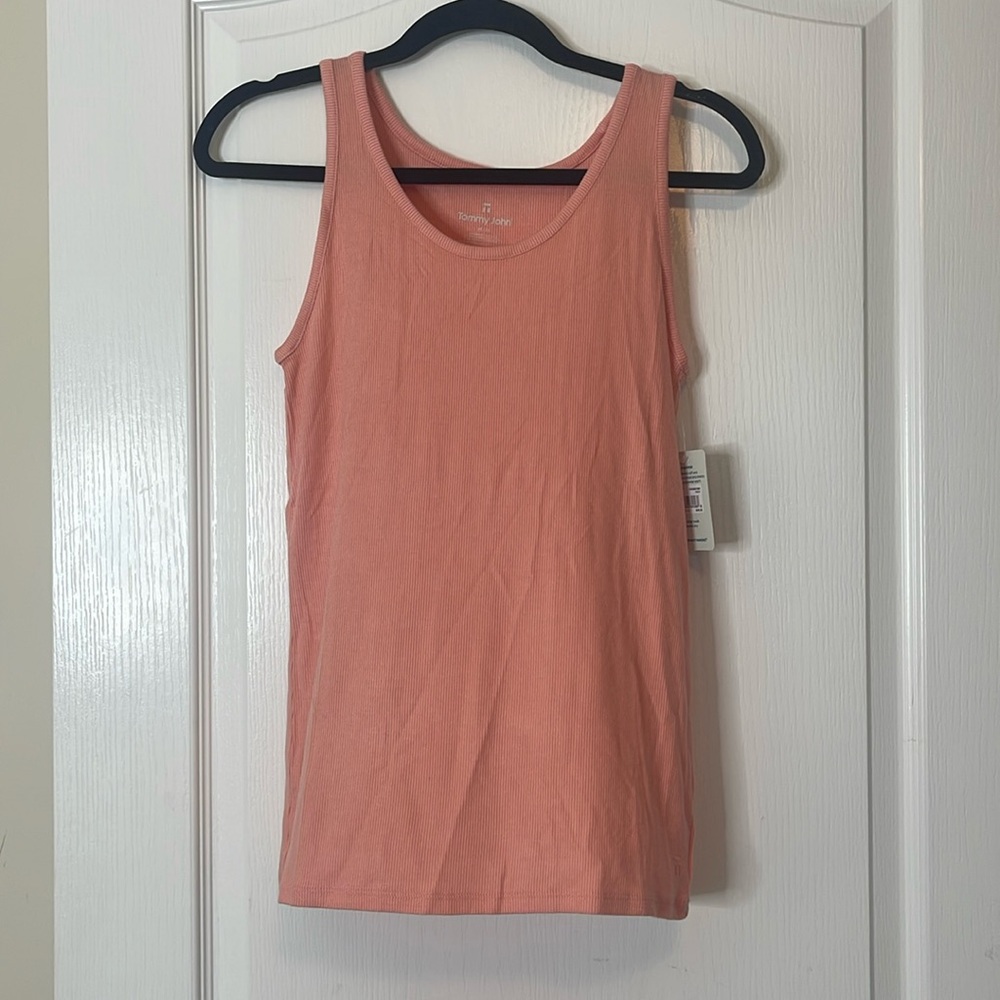 Tommy John Loungewear Lounge Tank Peach Size Medium